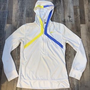 Vintage white Nike quarter zip